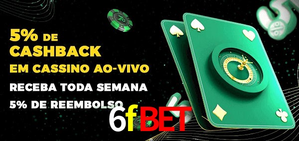 Promoções do cassino ao Vivo 6fbet